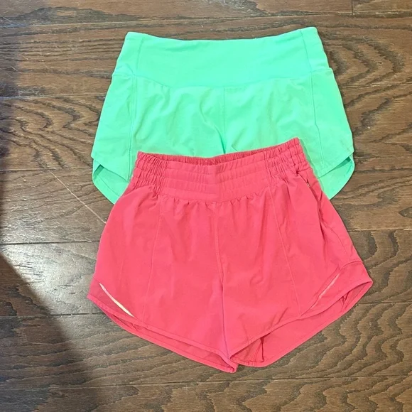 Set of 2 Lululemon shorts, size 4 - Picture 1 of 9